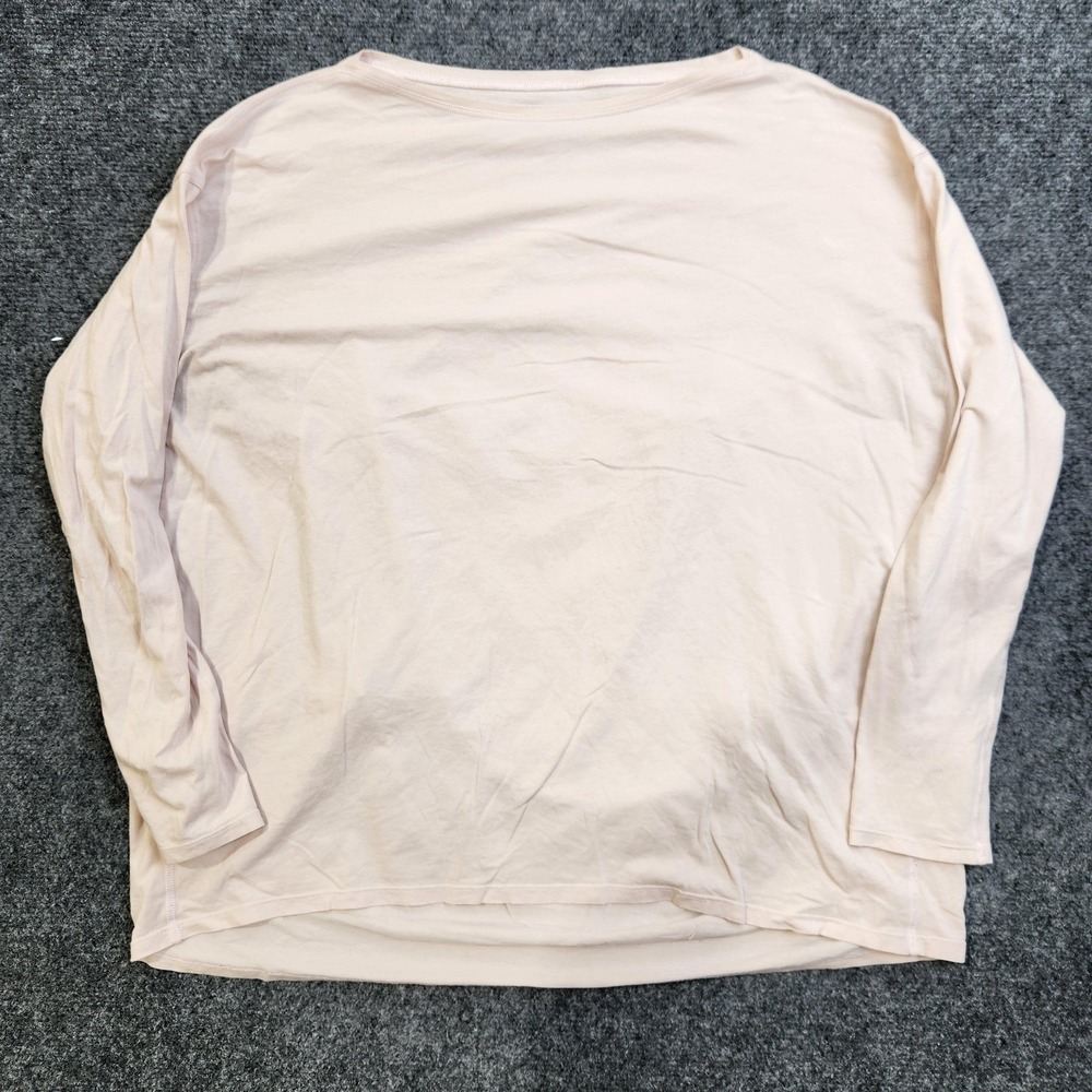 Lululemon Back In Action Shirt Womens 10 Pink Long Sleeve Lightweight Athletic